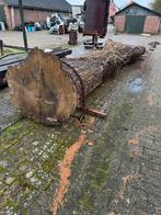 Eiken boomstam kachelhout hout, Tuin en Terras, Haardhout, Minder dan 3 m³, Ophalen