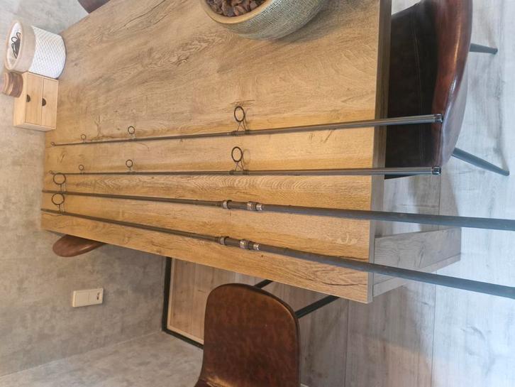 2x Shimano tx2 12'0" - 3.66m , 2.75Lbs, Watersport en Boten, Hengelsport | Karpervissen, Gebruikt, Werphengel, Ophalen