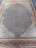 Perzisch tapijt handgeknoopt Mir vloerkleed wol vintage, Bruin, Ophalen of Verzenden, 200 cm of meer, Rechthoekig