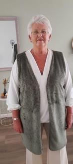 Nieuw. Prachtige teddy legergroene bodywarmer,, Kleding | Dames, Bodywarmers, Maat 46/48 (XL) of groter, Nieuw, Ophalen of Verzenden