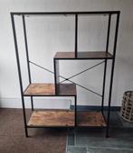Stijlvolle vakkenkast metaal/hout, Huis en Inrichting, Kasten | Wandmeubels, Ophalen, Met plank(en), 100 tot 150 cm, Zo goed als nieuw