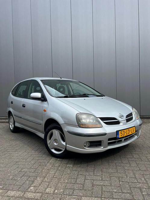 ✅Nissan Almera Tino 1.8 2002 Grijs, Airco, new APK, Auto's, Nissan, Bedrijf, Almera Tino, Benzine, C, MPV, Handgeschakeld, Origineel Nederlands