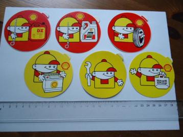sticker SHELL origineel  jaren 70 strip seventies auto motor beschikbaar voor biedingen