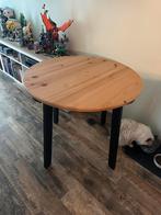 Ronde eettafel +/- 75 cm breed, Huis en Inrichting, Tafels | Eettafels, Ophalen, Zo goed als nieuw, Rechthoekig