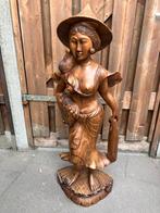 Groot houtsnijwerk indonesie112 cm hoog, Ophalen