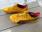 Puma King voetbalschoenen oranje/geel maat 43, Sport en Fitness, Voetbal, Ophalen of Verzenden, Gebruikt, Schoenen