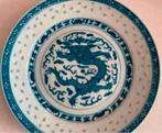 Antiek Chinees Wanyu bord met draak, Ophalen of Verzenden