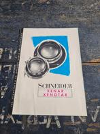 Schneider Xenar Xenotar camera objectief folder, Boeken, Catalogussen en Folders, Gelezen, Ophalen of Verzenden