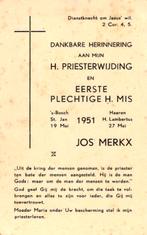 Merkx Jos 's-Bosch 1951 Haaren, Ophalen of Verzenden
