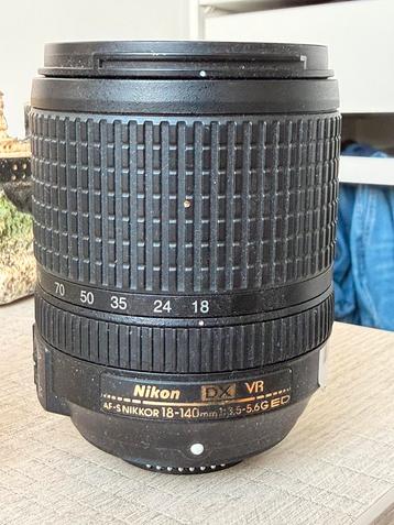 Nikkom 18-140mm lens F mount. beschikbaar voor biedingen