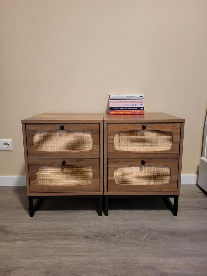 Sweeek nachtkastjes Retro, Huis en Inrichting, Slaapkamer | Nachtkastjes, Nieuw, Minder dan 55 cm, Minder dan 45 cm, Ophalen