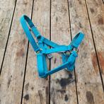 Blauw halster maat pony, Fietsen en Brommers, Ophalen of Verzenden, Zo goed als nieuw, Zadel
