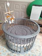 Ronde baby box van bopita in grijze kleur, Ophalen, Gebruikt, Rond, Boxkleed