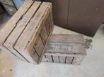 Oude houten kratten - E.K.V. Ressen-Bemmel, Minder dan 50 cm, Gebruikt, Minder dan 50 cm, Ophalen of Verzenden