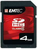 EMTEC Class 4 SDHC SD kaart Flash Memory Card, 4 GB, Audio, Tv en Foto, Fotografie | Geheugenkaarten, Nieuw, MicroSDHC, EMTEC