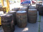 regentonnen 200 liter en bloembakken van whiskyvaten, zie om, Tuin en Terras, Regentonnen, Gebruikt, 150 liter of meer, Hout, Ophalen