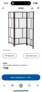 RISÖR Kamerscherm / Room divider, Ophalen, Zo goed als nieuw