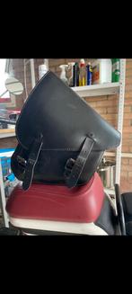 Harley  davidson leren zwarte tas, Ophalen of Verzenden