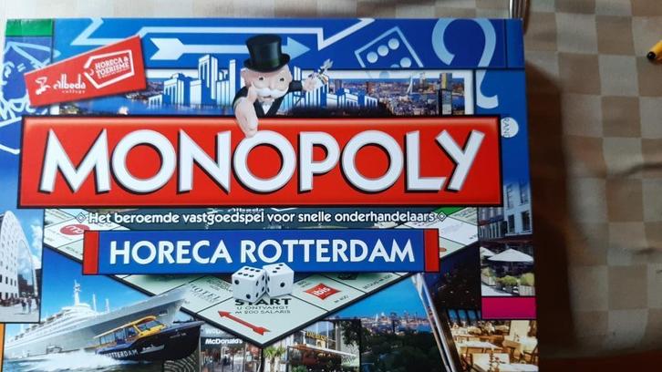 bordspel nieuw Monopoly Horeca Rotterdam Monopolie fraai, Hobby en Vrije tijd, Gezelschapsspellen | Bordspellen, Nieuw, Een of twee spelers