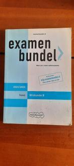 Examenbundel Havo Wiskunde B 2021/ 2022, Ophalen, Zo goed als nieuw, Wiskunde B, HAVO