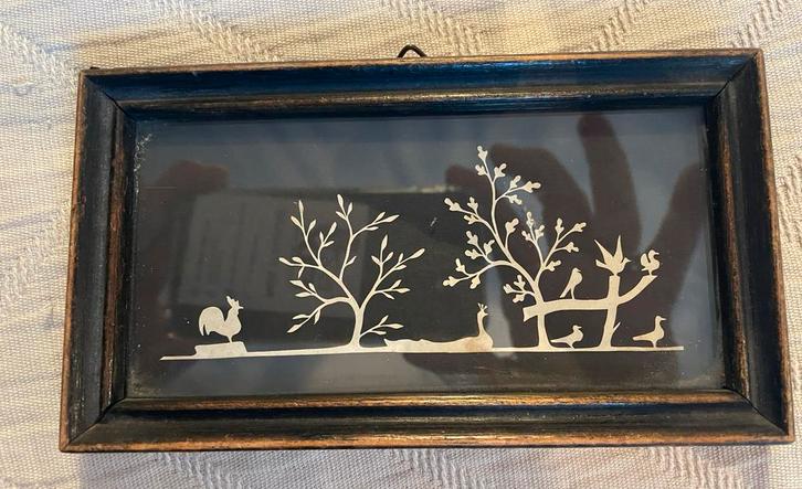 Antiek KNIPSELWERK *SCHAARWERK JAREN ‘70 W.TJ.LEVER…? Gaaf!, Antiek en Kunst, Kunst | Litho's en Zeefdrukken, Ophalen of Verzenden