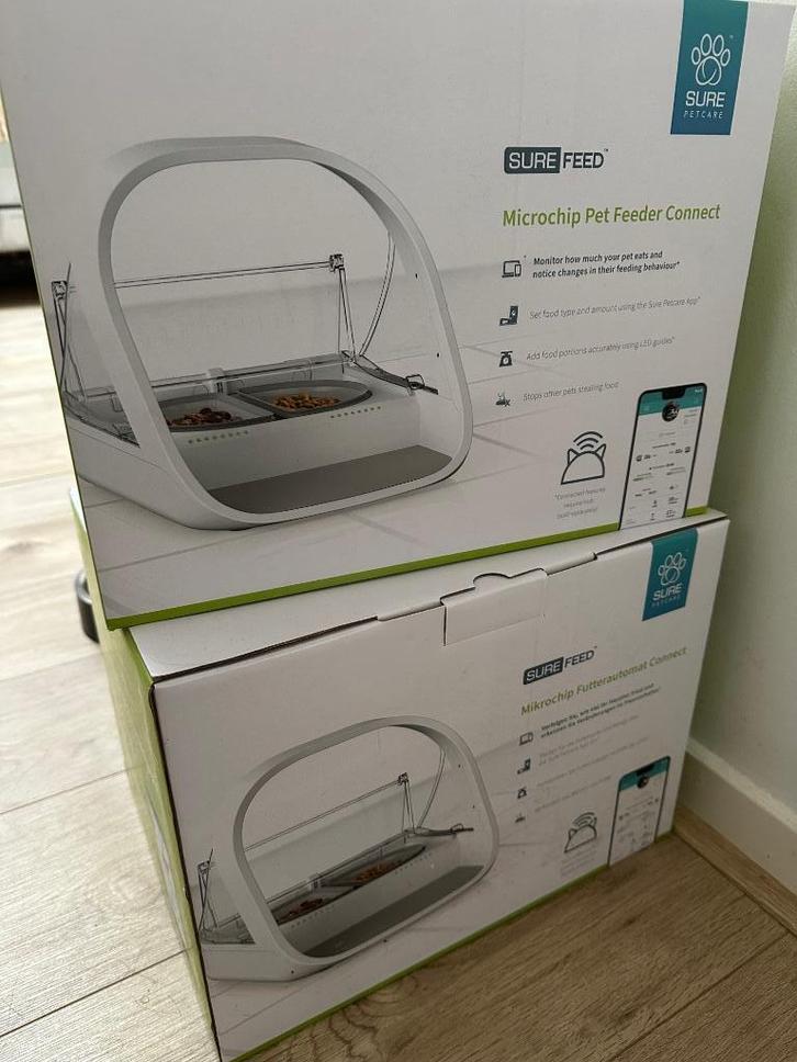 Surefeed automatische voerbak kat met chip, Dieren en Toebehoren, Kattenvoerbakken en Drinkbakken, Nieuw, Automatisch, Ophalen
