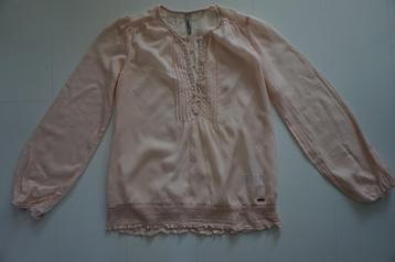 Pepe Jeans roze blouse lange mouwen maat S katoen / viscose beschikbaar voor biedingen