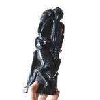 Afrikaanse levensboom ebben hout makonde h 26 cm1612, Antiek en Kunst, Ophalen of Verzenden