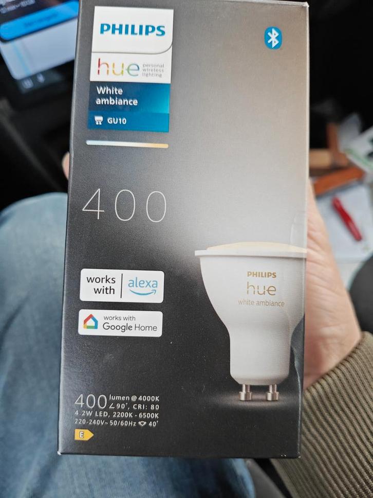 Philips Hue White Ambiance GU10 Spot, Huis en Inrichting, Lampen | Losse lampen, Ophalen of Verzenden