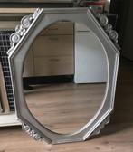 SPIEGEL VINTAGE ZILVERKLEURIG is origineel EIKEN 87 x 63 cm, Huis en Inrichting, Woonaccessoires | Spiegels, Ophalen, Gebruikt