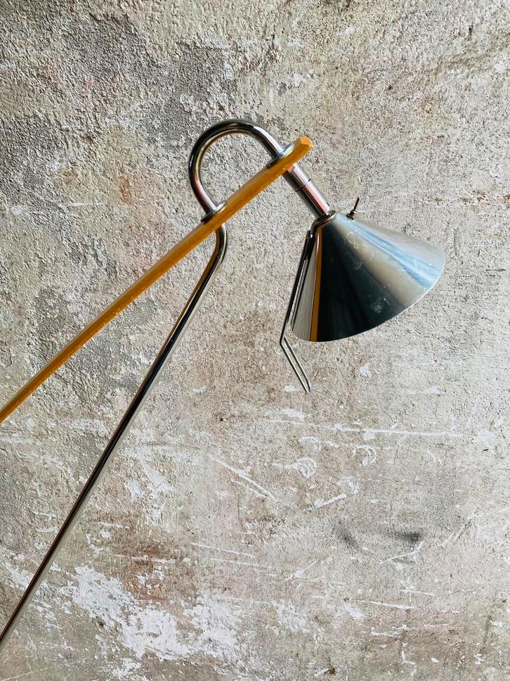 Ikea Prolog jaren 90 vloerlamp design Tord Bjorklund, Huis en Inrichting, Lampen | Vloerlampen, Gebruikt, 100 tot 150 cm, Hout