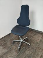 Bureaustoel, Ophalen, Gebruikt, Blauw, Bureaustoel