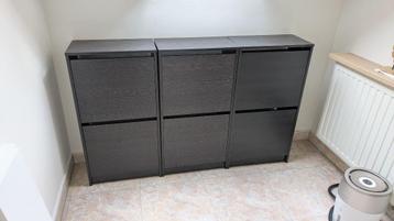 BISSA Ikea schoenenkast 3 stuks of los beschikbaar voor biedingen