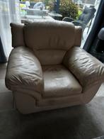 Fauteuil, Huis en Inrichting, Fauteuils, Ophalen, Gebruikt, 50 tot 75 cm, Leer
