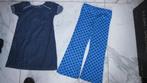 122-128 set 2-delig: JEANSJURK en flared BROEK, Kinderen en Baby's, Kinderkleding | Maat 122, Ophalen of Verzenden, Zo goed als nieuw