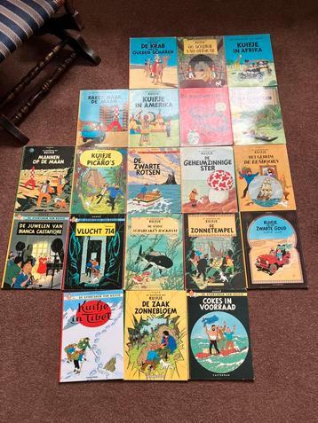 20 stuks kuifje stripboeken beschikbaar voor biedingen