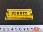 sticker PERUTZ  een merkfilm van AGFA Gevaert, Ophalen, Zo goed als nieuw, Bedrijf of Vereniging