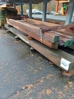 Hardhouten paal 100x100 10/300 cm nr. 633, Ophalen, Zo goed als nieuw, 250 cm of meer, Palen