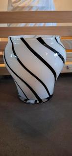 Glazen vaas - 25 cm hoog, 18,5 cm diameter, Ophalen of Verzenden, Gebruikt