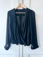 Styles by Steps voile blouse zwart, maat M/38, Ophalen of Verzenden, Zo goed als nieuw, Maat 38/40 (M), Zwart