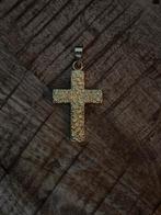 18K Gold Plated Kruis – Piet Piet  – 13,24 gram, Ophalen of Verzenden, Zo goed als nieuw, Goud, Kruis of Symbool