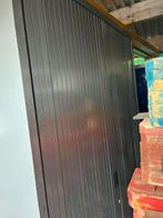 Dubbele schuifdeur kast jaloeziekast 2m. 1,20m breed 4xplank, Huis en Inrichting, Kasten | Roldeurkasten en Archiefkasten, Ophalen