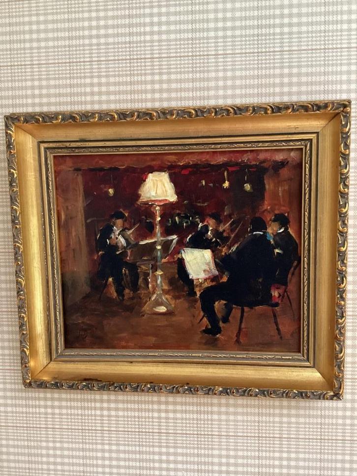 Strijkorkest, Antiek en Kunst, Kunst | Schilderijen | Klassiek, Ophalen