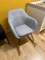 Grijze Schommelstoel - Perfecte Staat!, Huis en Inrichting, Fauteuils, Ophalen, 75 tot 100 cm, Zo goed als nieuw, 50 tot 75 cm