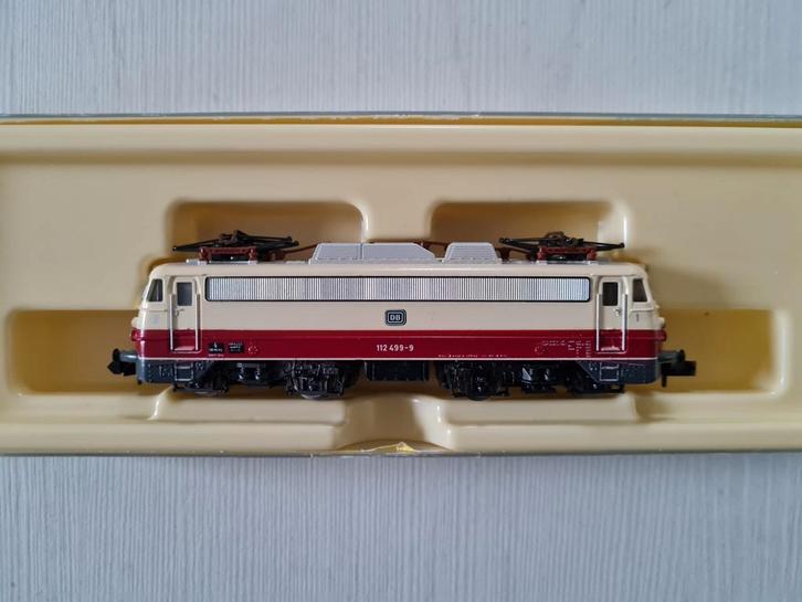 Minitrix E.M.S elektrische loc 2155, Hobby en Vrije tijd, Modeltreinen | N-Spoor, Zo goed als nieuw, Locomotief, Gelijkstroom