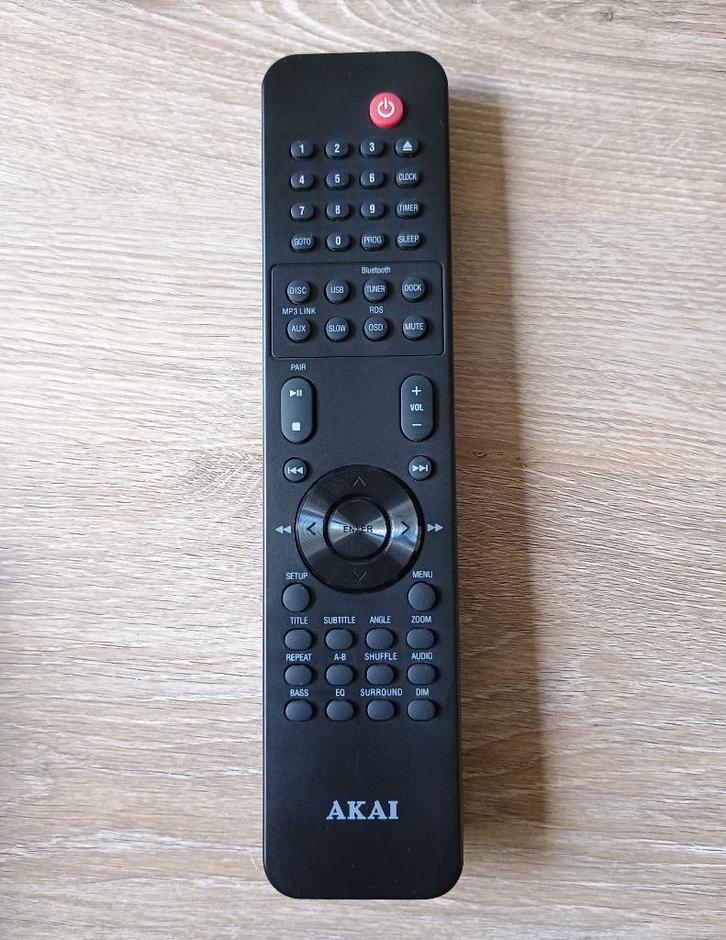 Akai amd-350 afstandsbediening origineel Akai amd350, Audio, Tv en Foto, Afstandsbedieningen, Gebruikt, Origineel, Ophalen of Verzenden