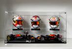 F1 model en helmen vitrine, Verzamelen, Automerken, Motoren en Formule 1, Ophalen, Nieuw, Formule 1