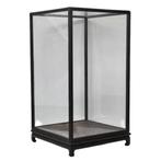 Glazen vierkant/rechthoek vitrine stolp in 3 formaten, Huis en Inrichting, Ophalen of Verzenden, Nieuw