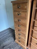 Teak ladenkast, Huis en Inrichting, Kasten | Ladekasten, Minder dan 50 cm, Gebruikt, 5 laden of meer, 100 tot 150 cm