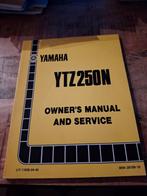 Yamaha YTZ250N Handleiding 1985, Ophalen of Verzenden, Yamaha
